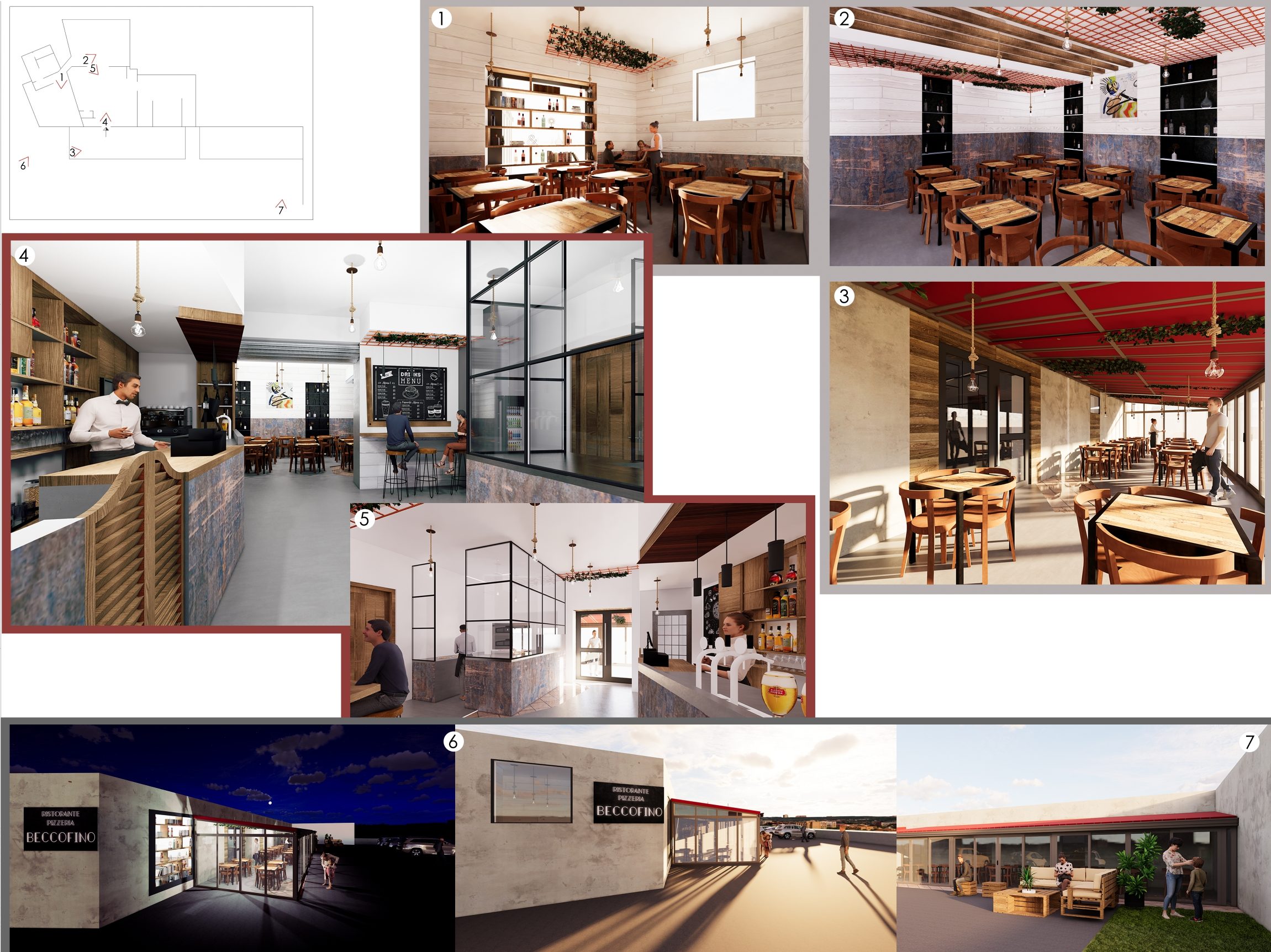 Concept spazi interni: restyling zona ingresso